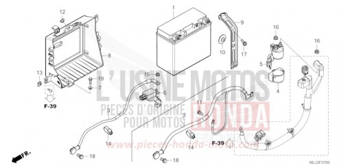 BATTERIE GL1800DAP de 2023